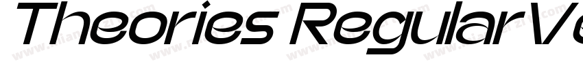 Theories RegularVers字体转换